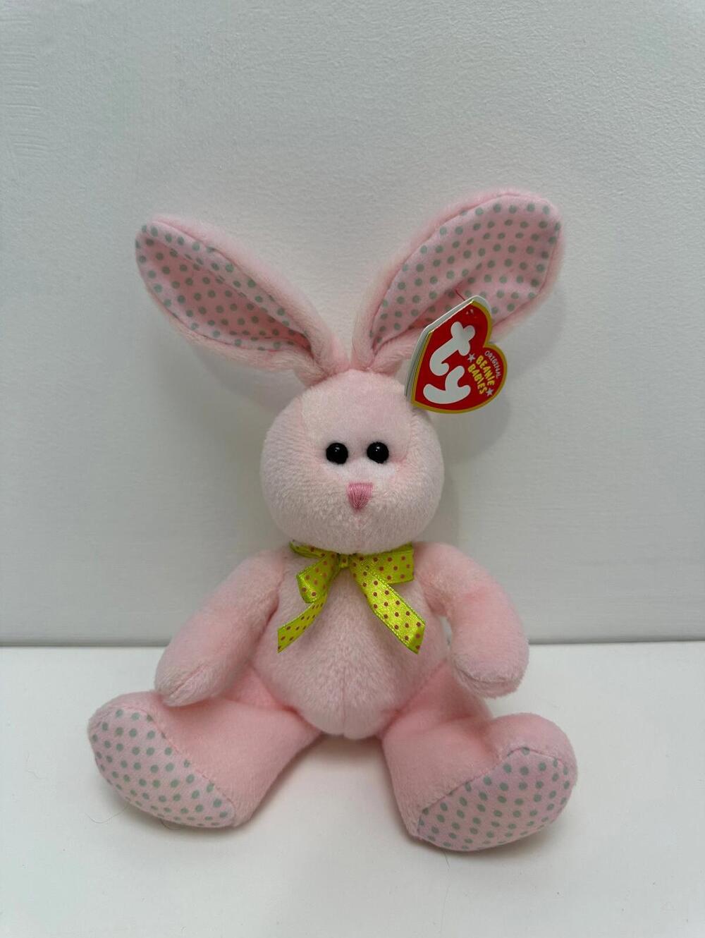 Ty Beanie Baby “Valley” the Pink Bunny Rabbit (6 inch)